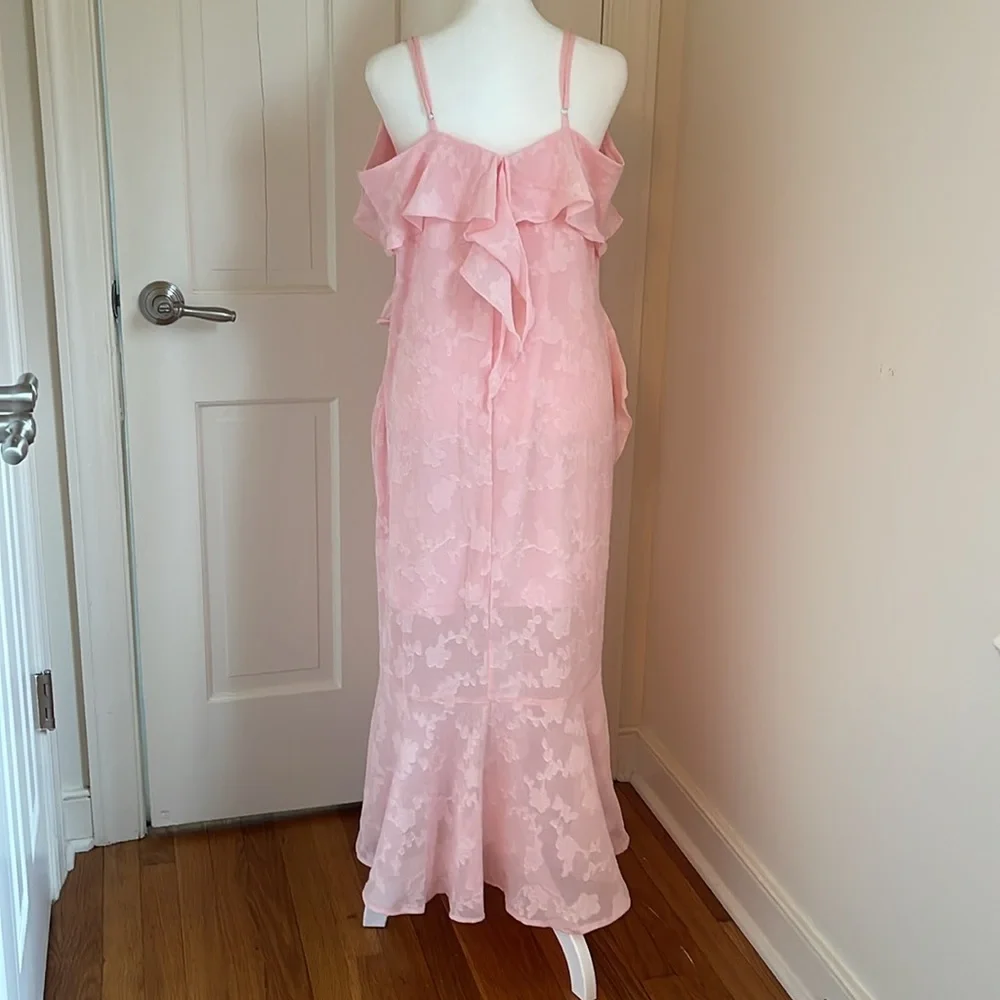 Pink Ruffle Midi Dress from wild fable - Picture 5 of 16